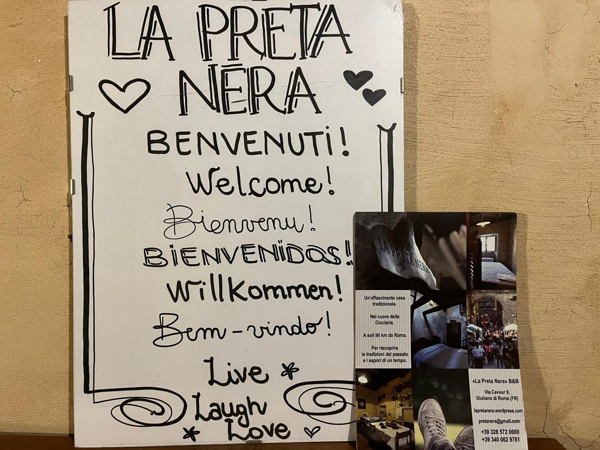 La Preta Nera Acomodação com café da manhã Giuliano di Roma Exterior foto